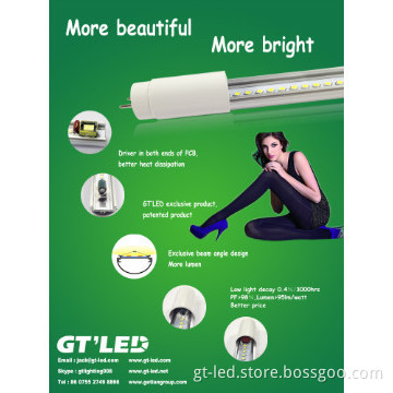 Newest design T8 Tube,without bonding wire,PF>0.98,SAA,CE,ROHs